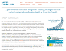 Tablet Screenshot of haescurriculum.com